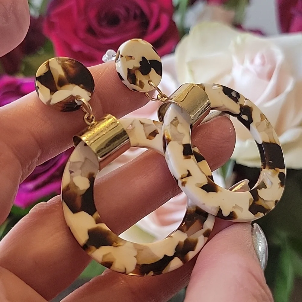 Anthropologie Circle Earrings